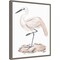A White Heron III by Melissa W 16-in. W x 20-in. H. Canvas Wall Art Print Framed in Grey